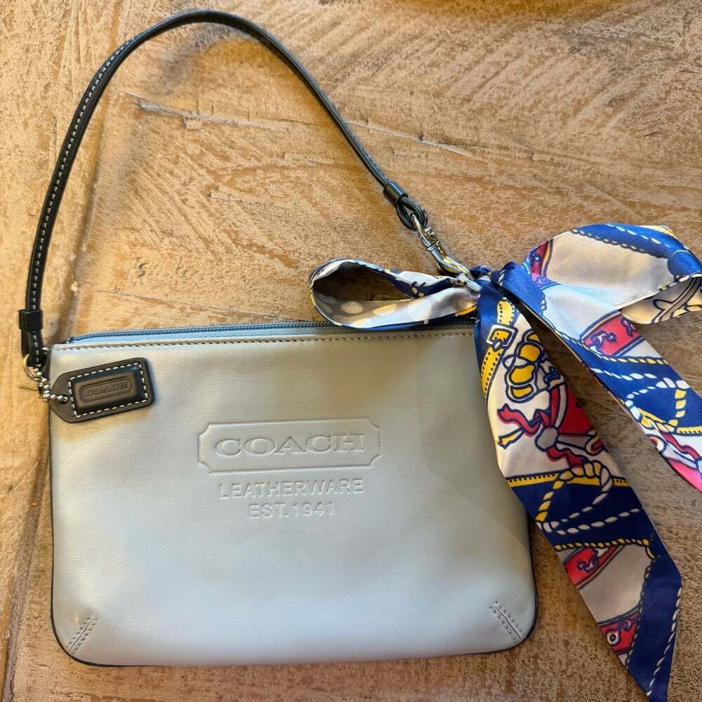Coach Est. 1941 Leather Wristlet 
**Professionally Repainted & Sealed* #9V1026